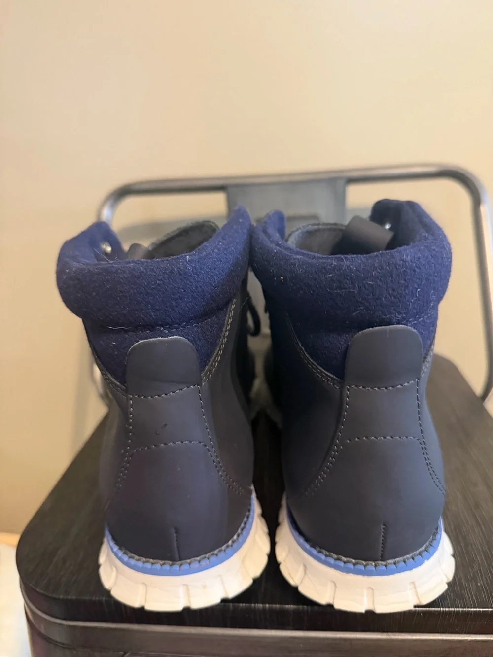 Cole Haan ZerøGrand Navy Hiker Boots 9W